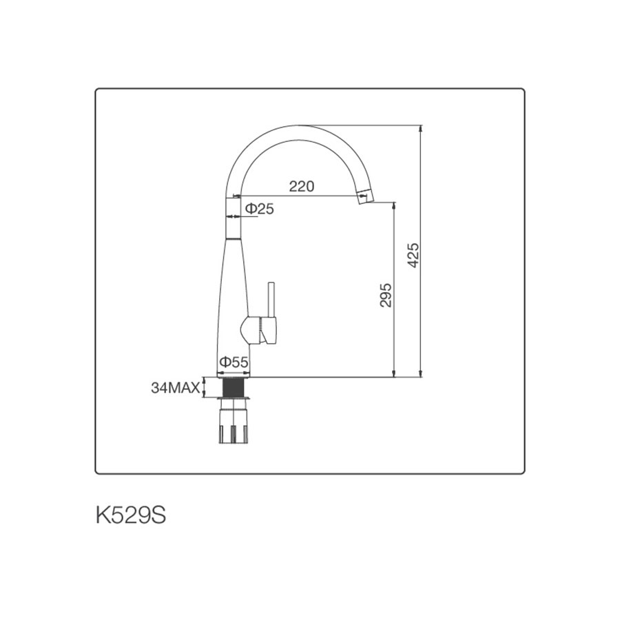 Bản-vẽ-kích-thước-vòi-rửa-bát-Malloca-K529-S