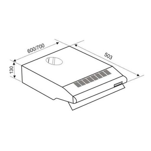 Bản Vẽ Kỹ Thuật Máy Hút Mùi Faster FS-0870BD