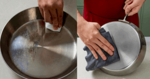 Cách tôi chảo inox
