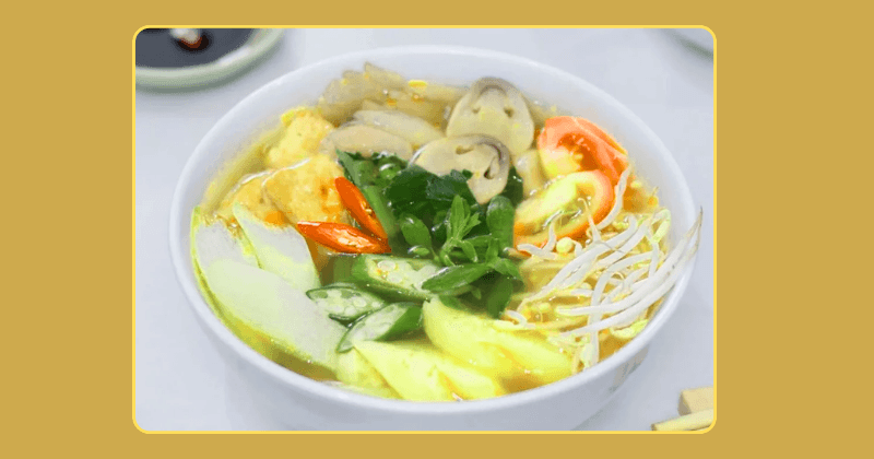 Canh chua nấm là món chay dễ làm, thơm ngon tại nhà 