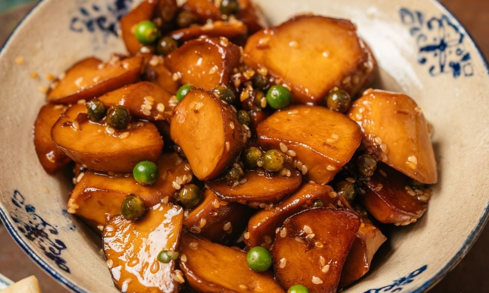 Nấm đùi gà xào xì dầu