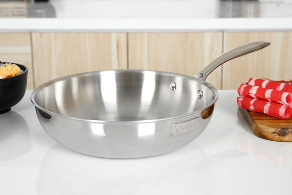 Chảo inox 304 có tốt không? Top hãng tốt & cách tôi chảo chuẩn 5 Chảo inox 304 Elmich