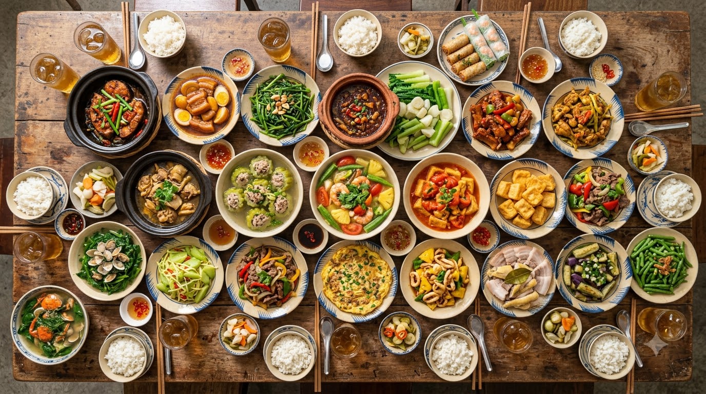 Gợi ý 30 thực đơn mâm cơm gia đình không bị trùng món Gợi ý 30 thực đơn mâm cơm gia đình không bị trùng món