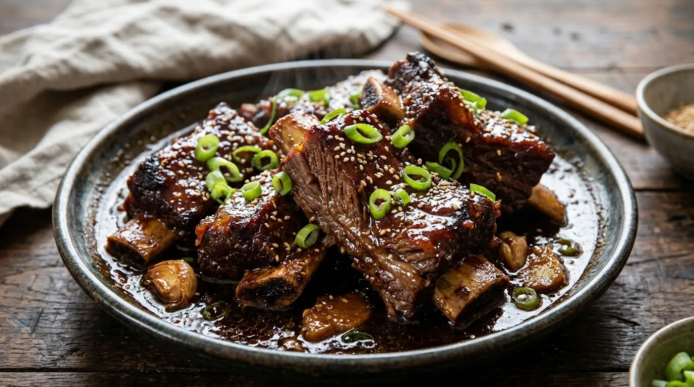 Kỹ thuật điều chỉnh lửa khi rim sườn với nước dừa Rim sườn trên chảo sôi liu riu tạo màu cánh gián óng ả